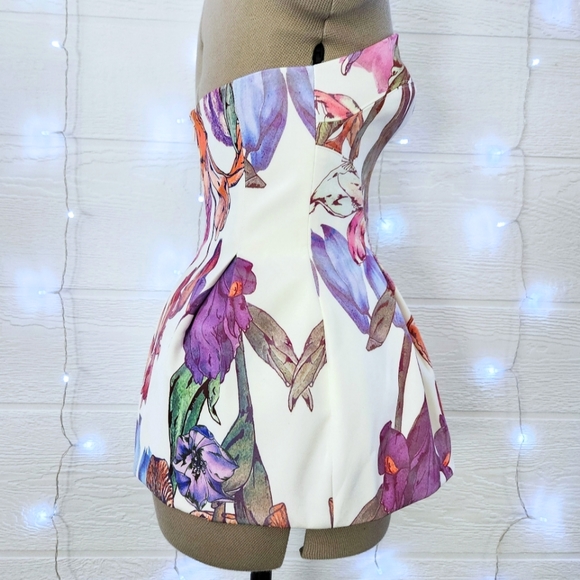 KEEPSAKE Floral Peplum Bodice - Size S - Picture 2 of 7